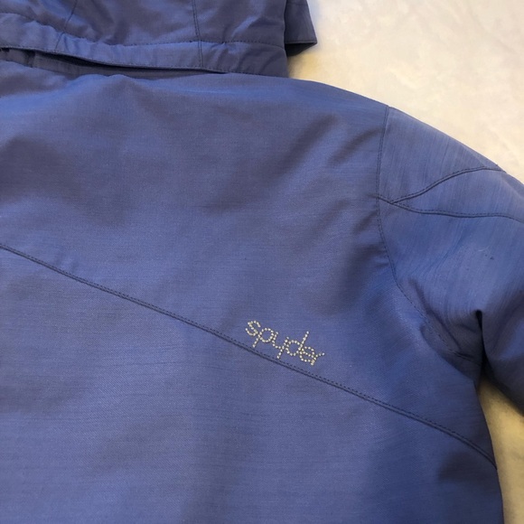 Spyder Snow/ Ski Jacket ~ Girls 12 ~ Bluish Purple - Picture 13 of 15